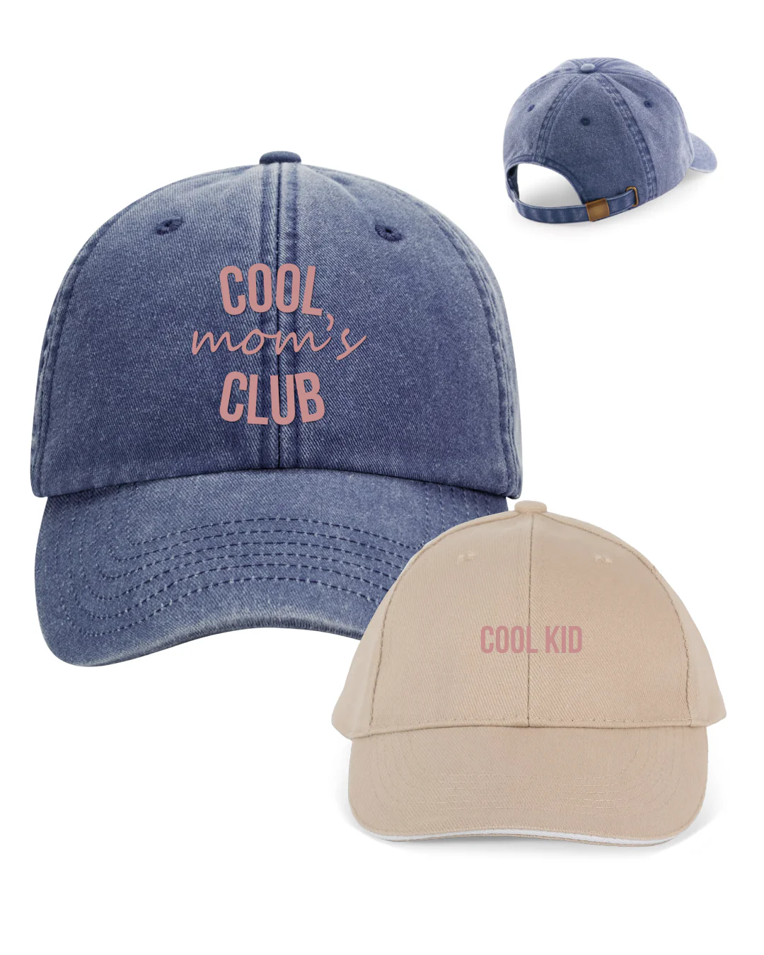 Pack gorras personalizadas Cool Mom's Club y Cool Kid - Image 8