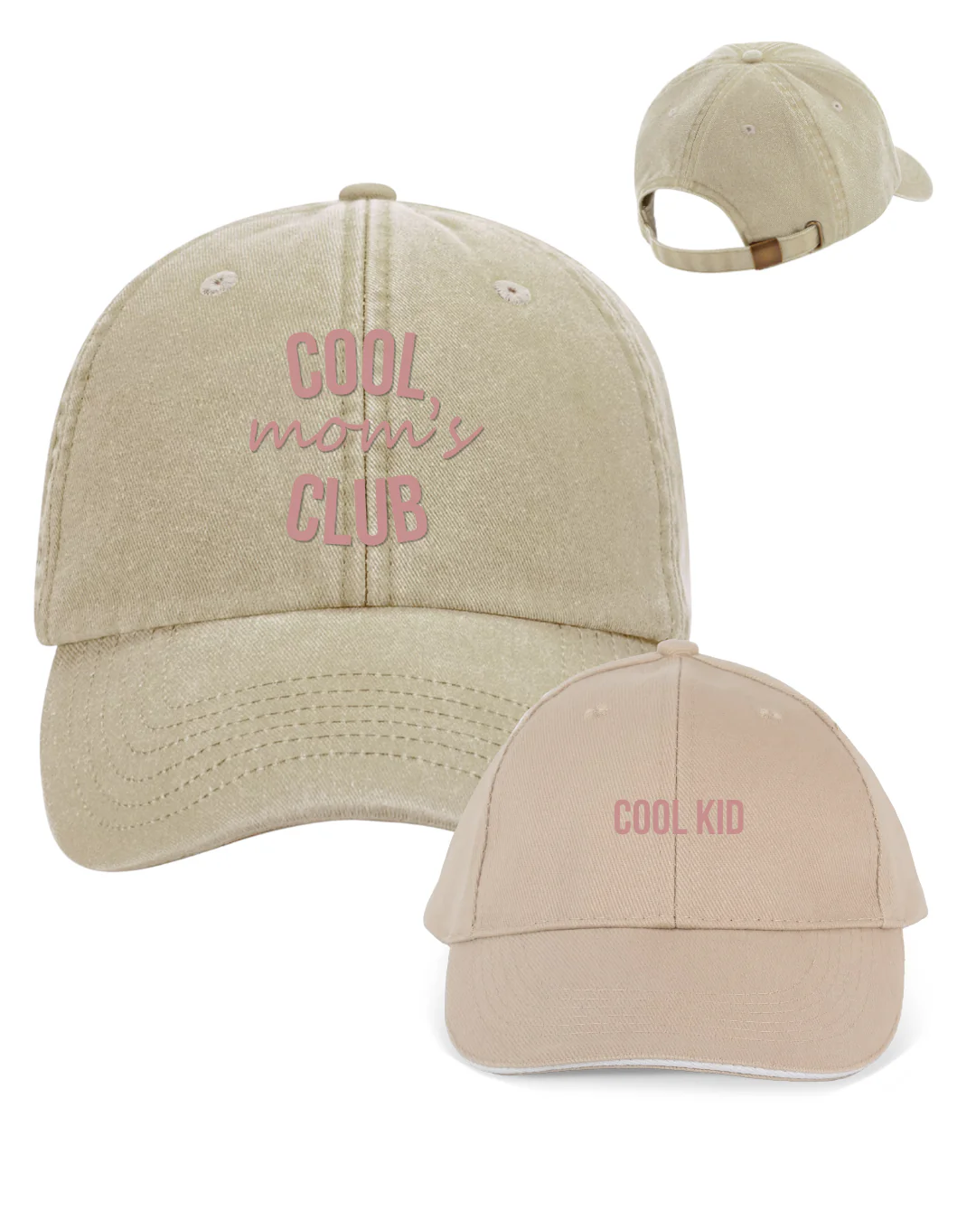 Pack gorras personalizadas Cool Mom's Club y Cool Kid - Image 9