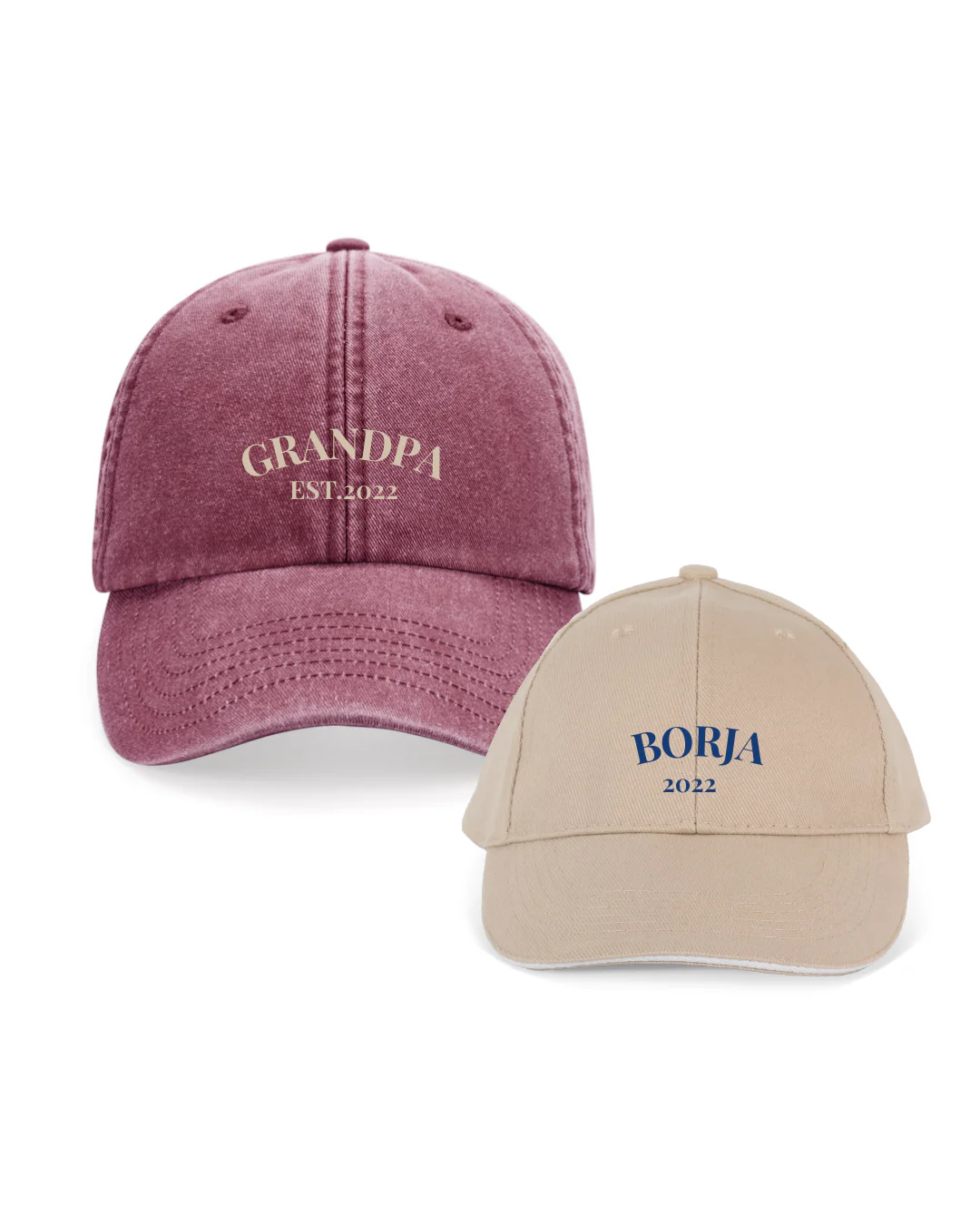 Pack gorras personalizadas una o dos frases adulto y niño - Image 12
