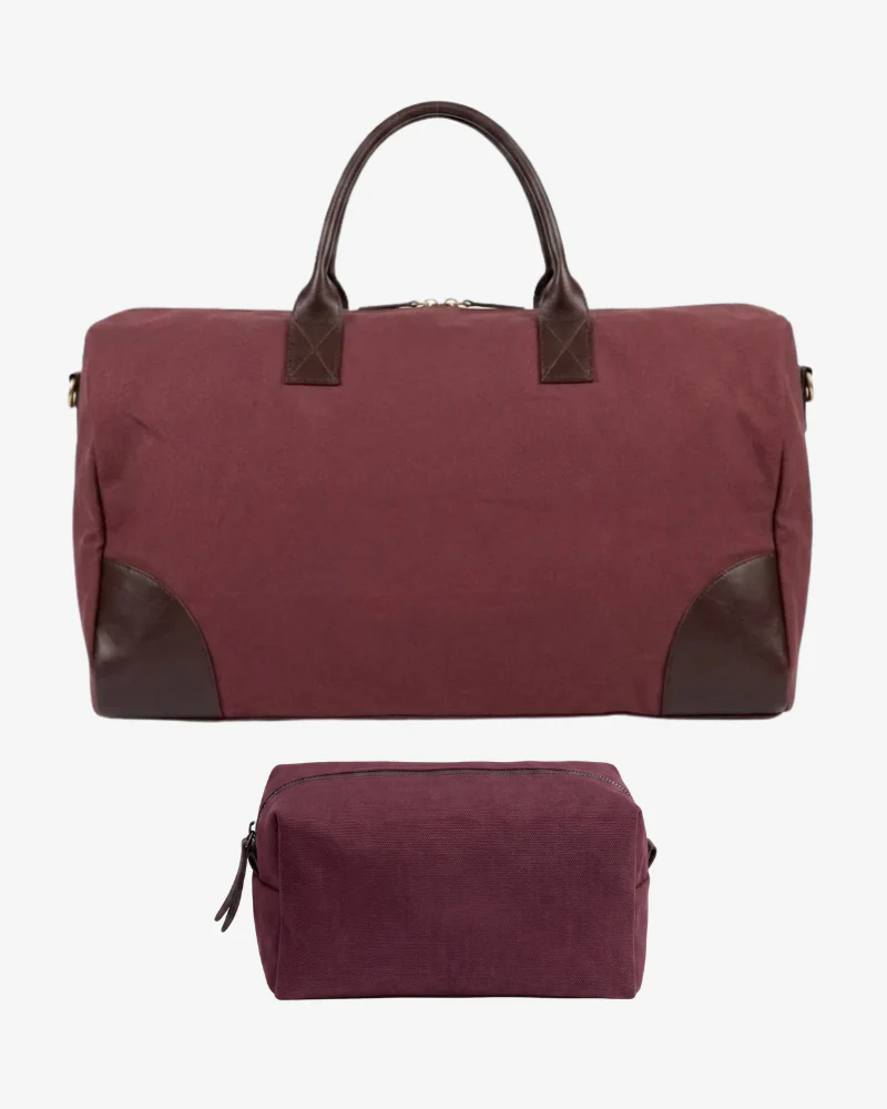 Pack maleta + neceser granate - Image 2