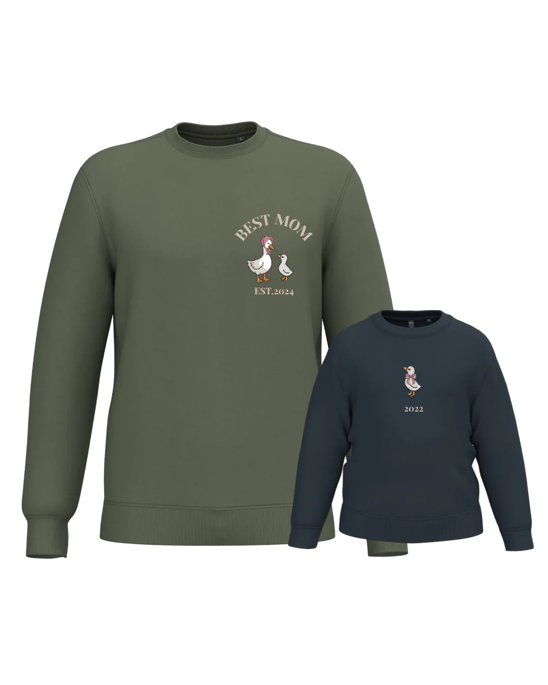 Pack Niño y Mamá sudaderas personalizadas ganso (desde 4 años) - Image 11
