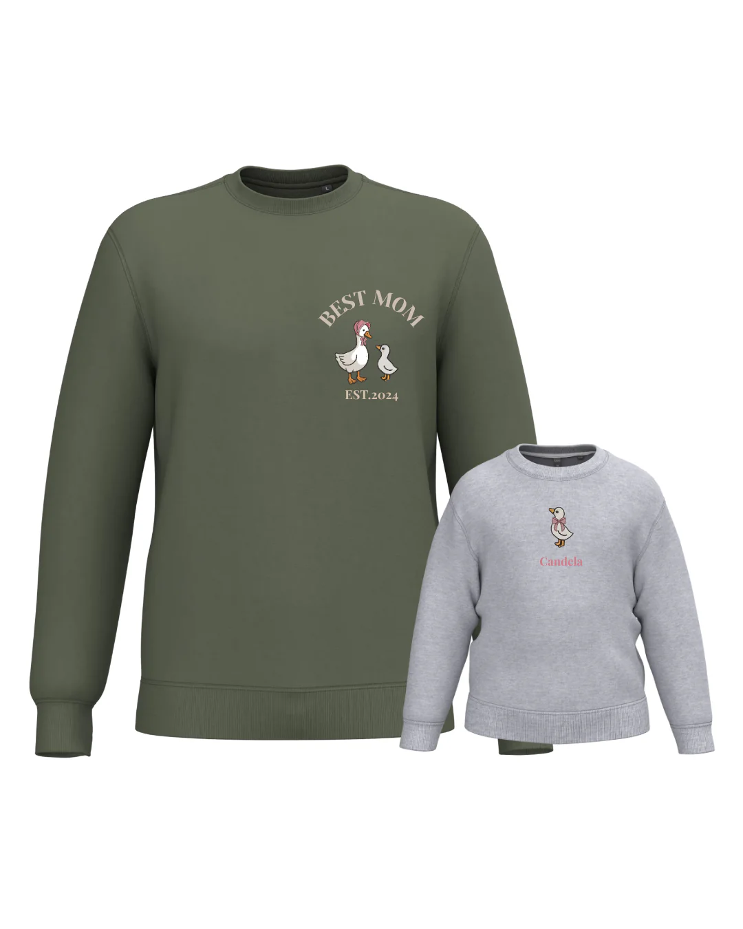 Pack Niño y Mamá sudaderas personalizadas ganso (desde 4 años) - Image 12