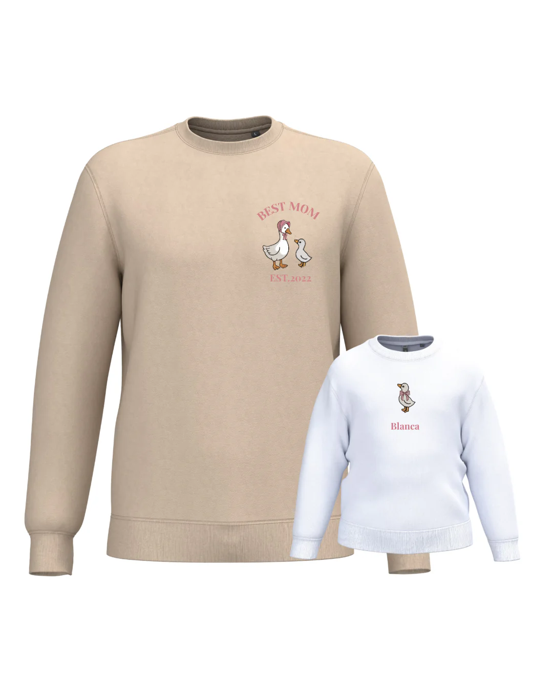 Pack Niño y Mamá sudaderas personalizadas ganso (desde 4 años) - Image 13