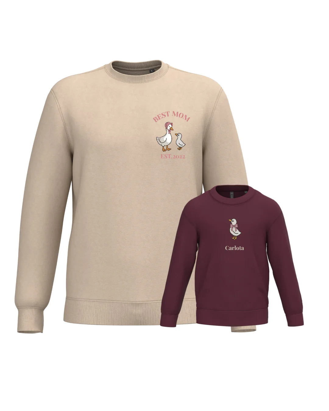 Pack Niño y Mamá sudaderas personalizadas ganso (desde 4 años) - Image 14