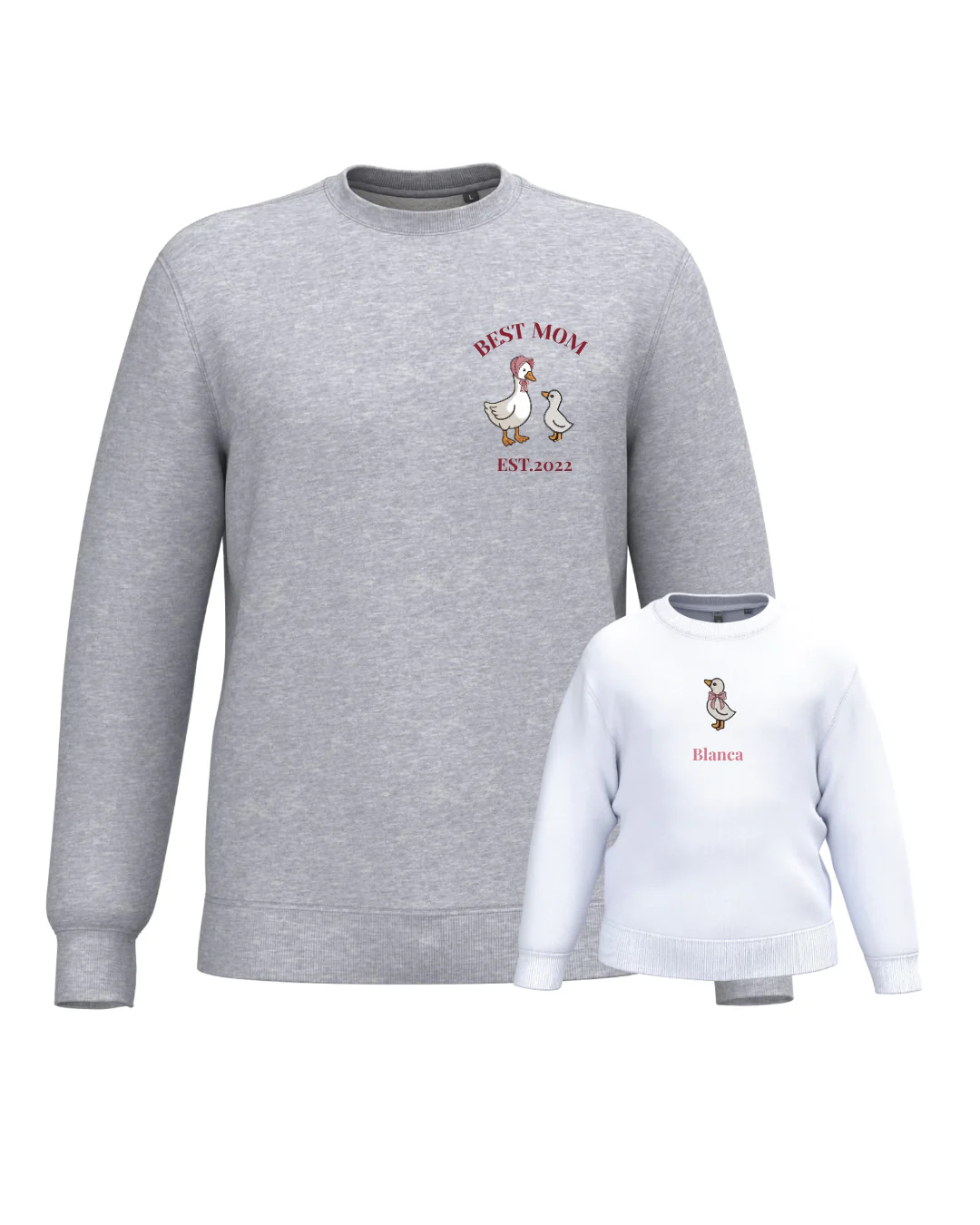 Pack Niño y Mamá sudaderas personalizadas ganso (desde 4 años) - Image 17