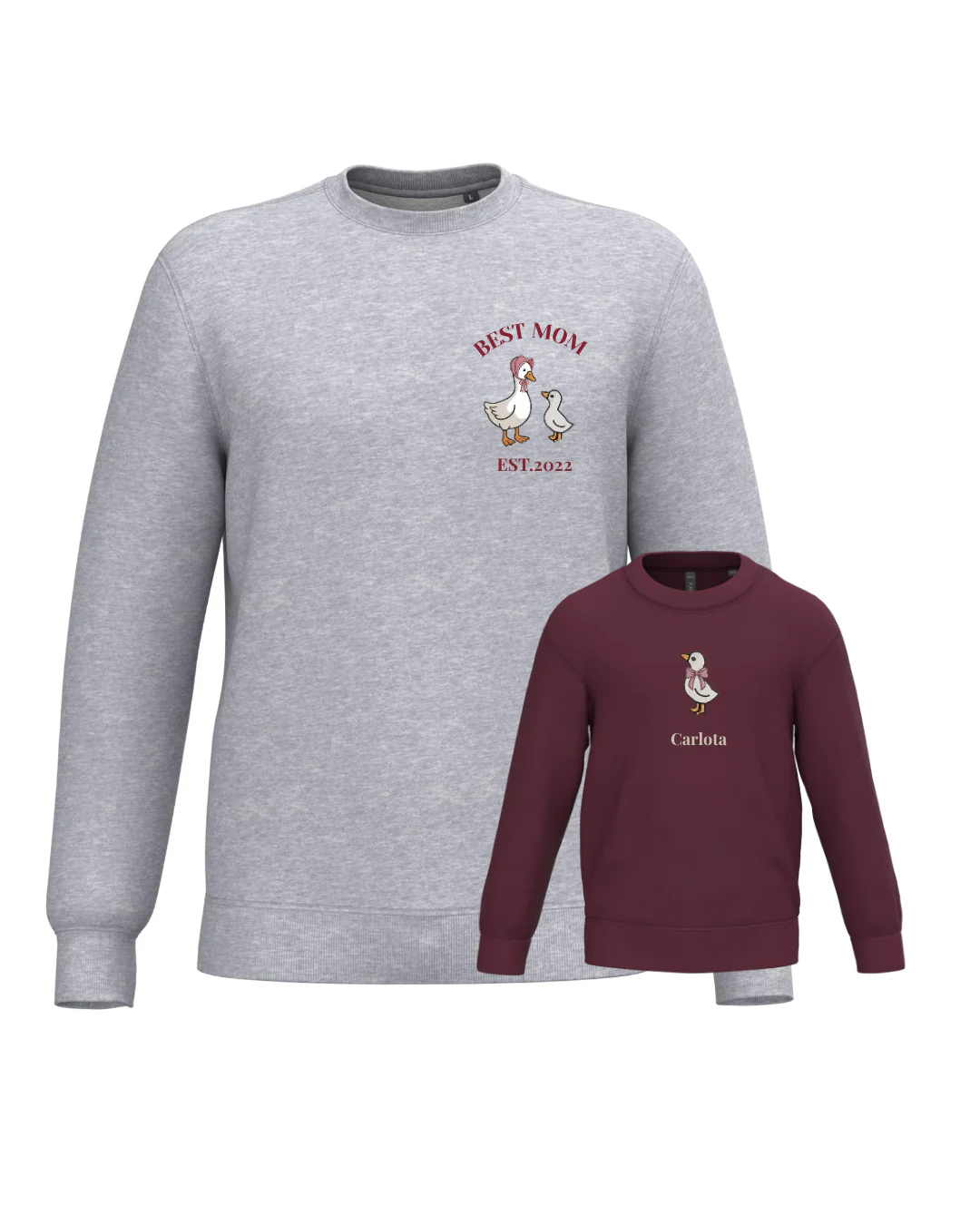 Pack Niño y Mamá sudaderas personalizadas ganso (desde 4 años) - Image 18