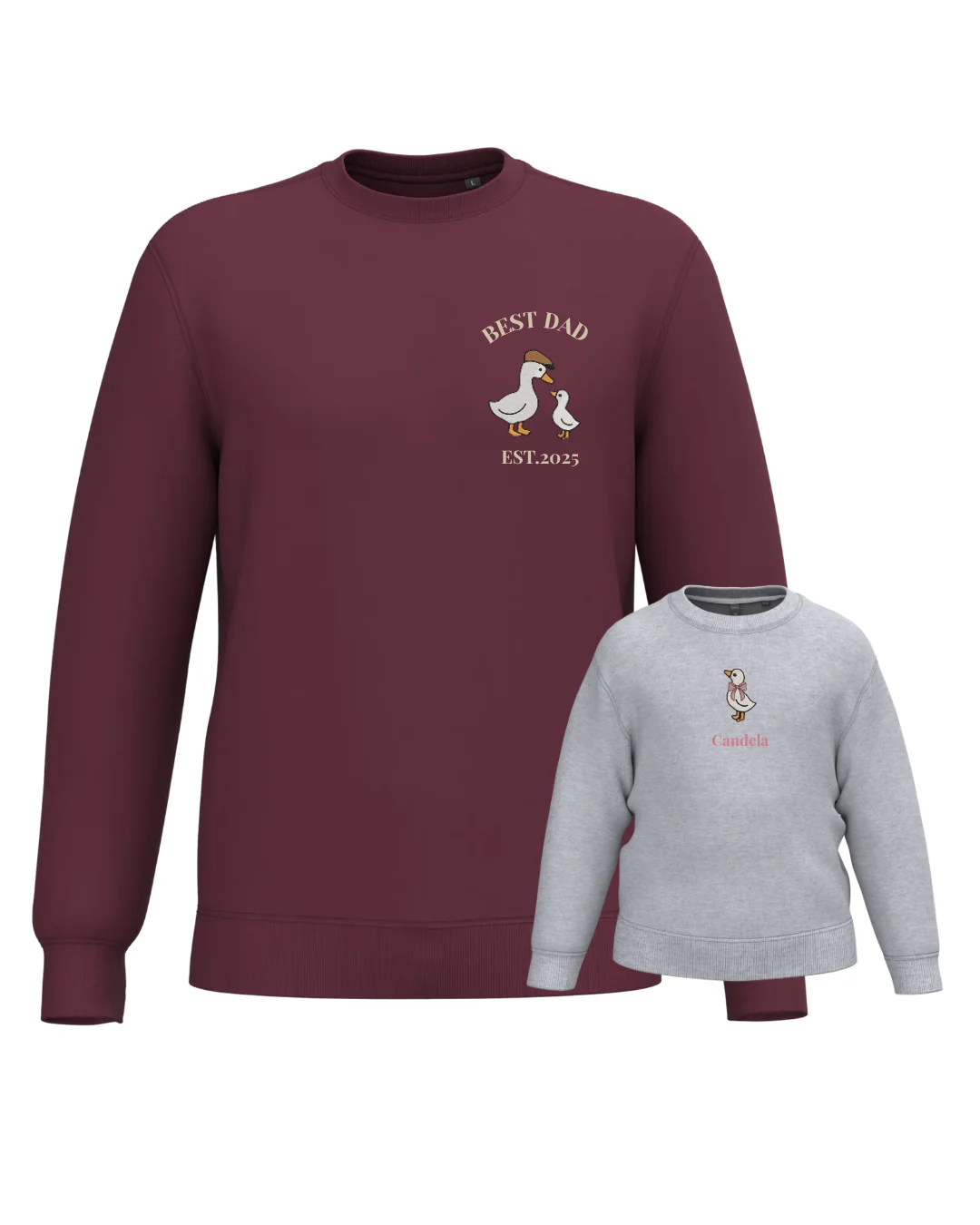 Pack Niño y Mamá sudaderas personalizadas ganso (desde 4 años) - Image 24