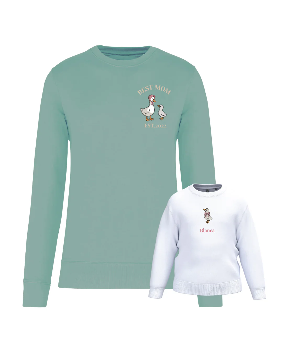 Pack Niño y Mamá sudaderas personalizadas ganso (desde 4 años) - Image 25