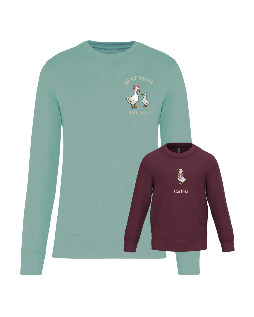 Pack Niño y Mamá sudaderas personalizadas ganso (desde 4 años) - Image 26