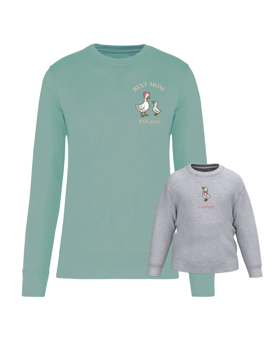 Pack Niño y Mamá sudaderas personalizadas ganso (desde 4 años) - Image 28