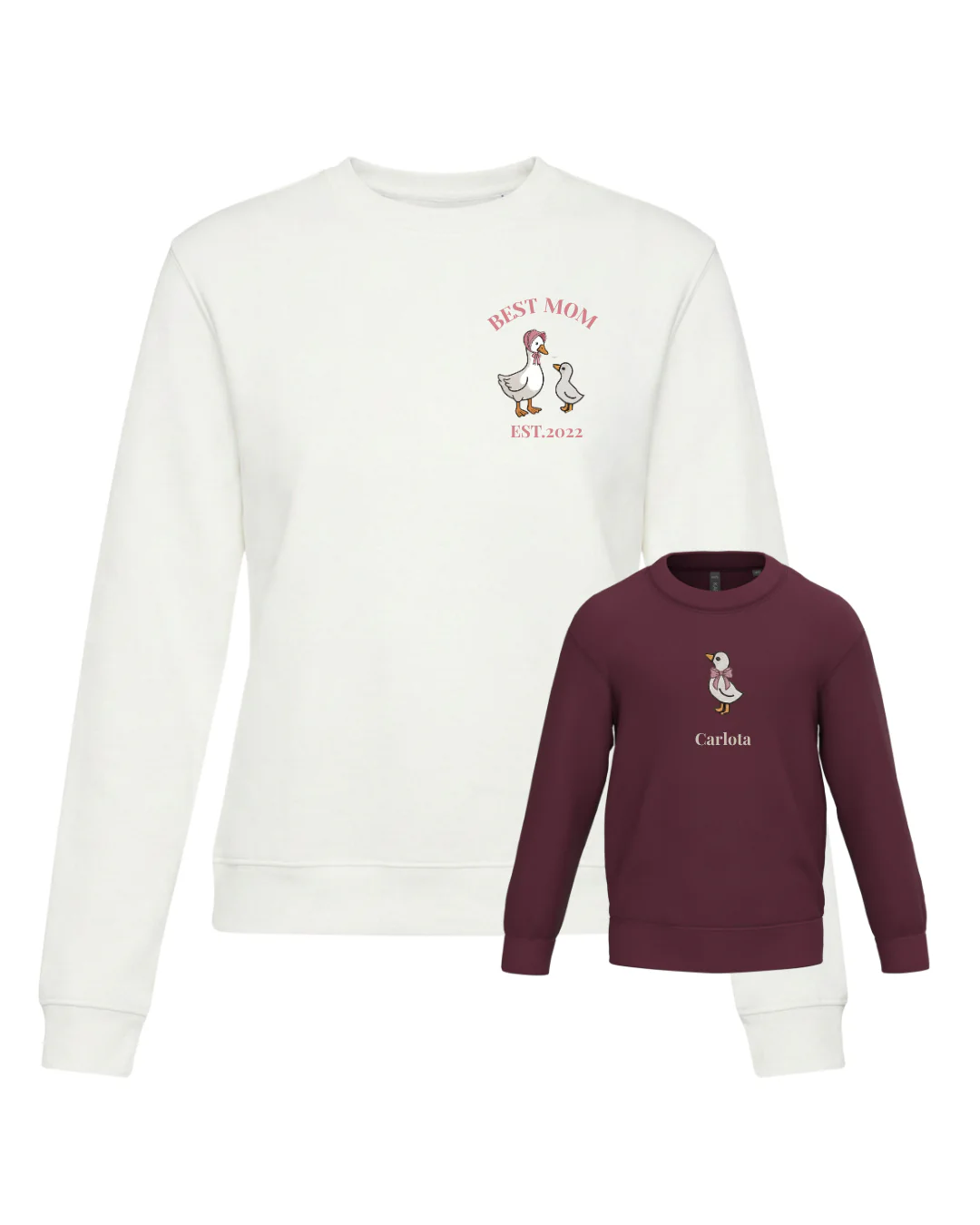 Pack Niño y Mamá sudaderas personalizadas ganso (desde 4 años) - Image 30