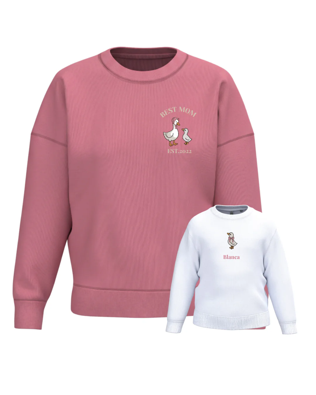 Pack Niño y Mamá sudaderas personalizadas ganso (desde 4 años) - Image 33