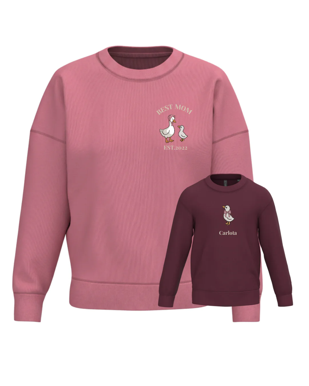 Pack Niño y Mamá sudaderas personalizadas ganso (desde 4 años) - Image 34
