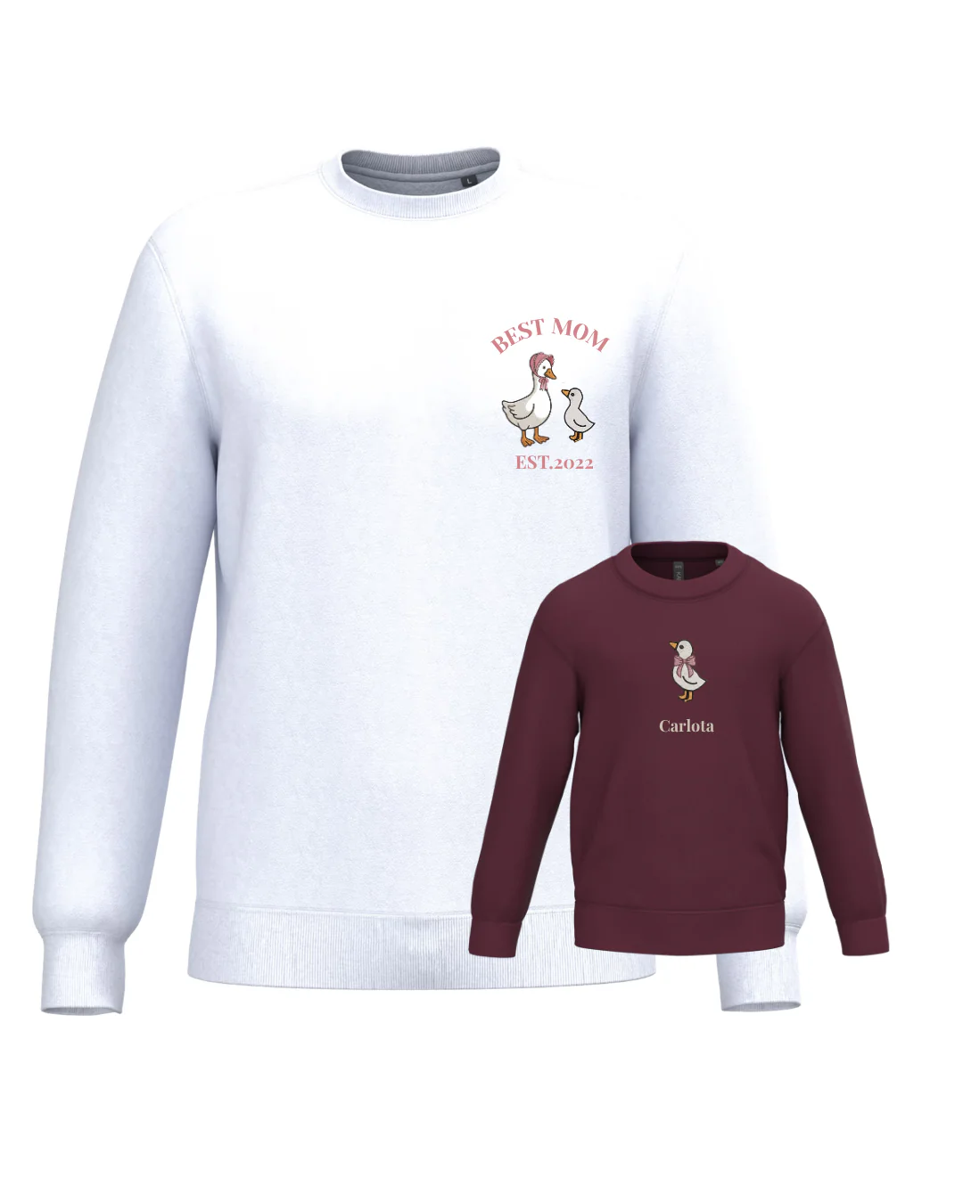 Pack Niño y Mamá sudaderas personalizadas ganso (desde 4 años) - Image 38