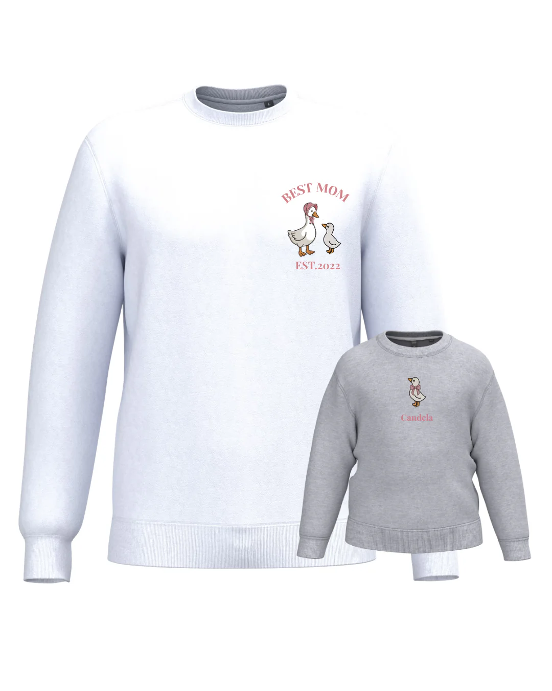 Pack Niño y Mamá sudaderas personalizadas ganso (desde 4 años) - Image 40