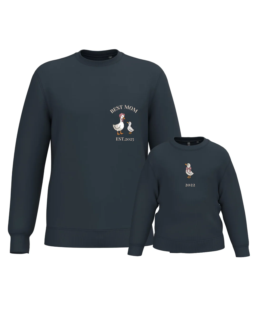 Pack Niño y Mamá sudaderas personalizadas ganso (desde 4 años) - Image 7