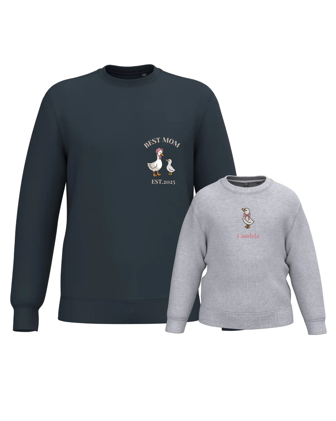 Pack Niño y Mamá sudaderas personalizadas ganso (desde 4 años) - Image 8