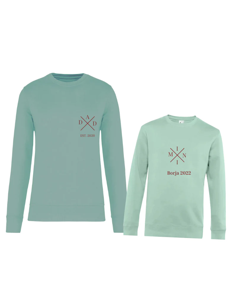 Pack Sudadera cruz personalizada adulto + sudadera cruz niño - Image 10