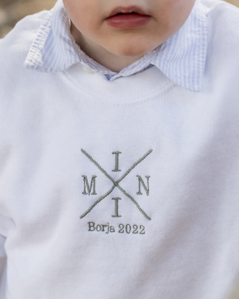 Pack Sudadera cruz personalizada adulto + sudadera cruz niño - Image 5