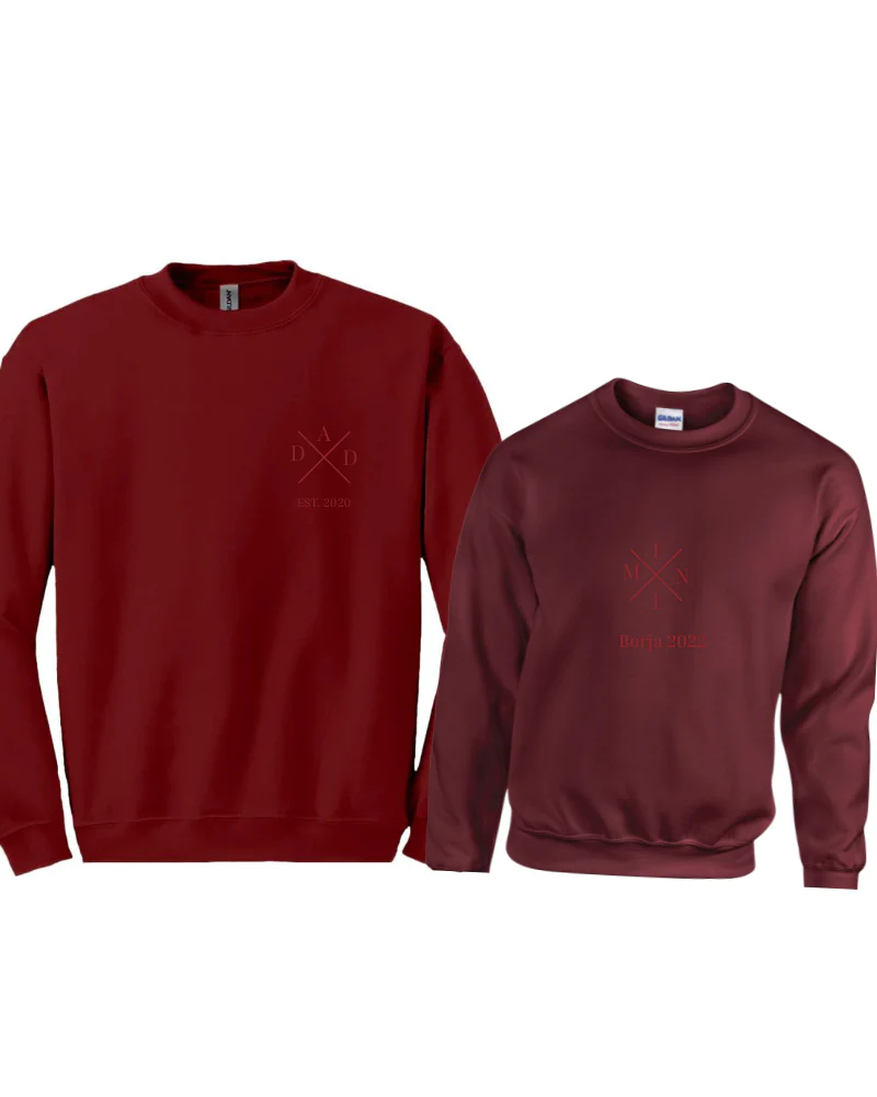 Pack Sudadera cruz personalizada adulto + sudadera cruz niño - Image 8
