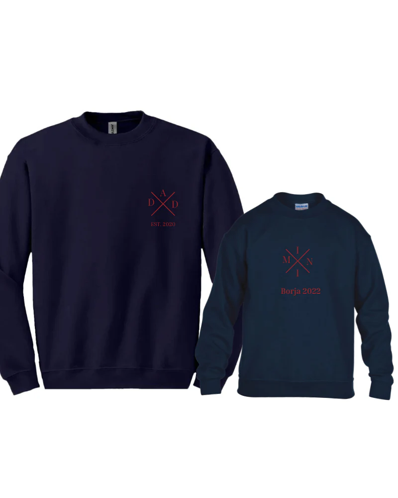 Pack Sudadera cruz personalizada adulto + sudadera cruz niño - Image 9