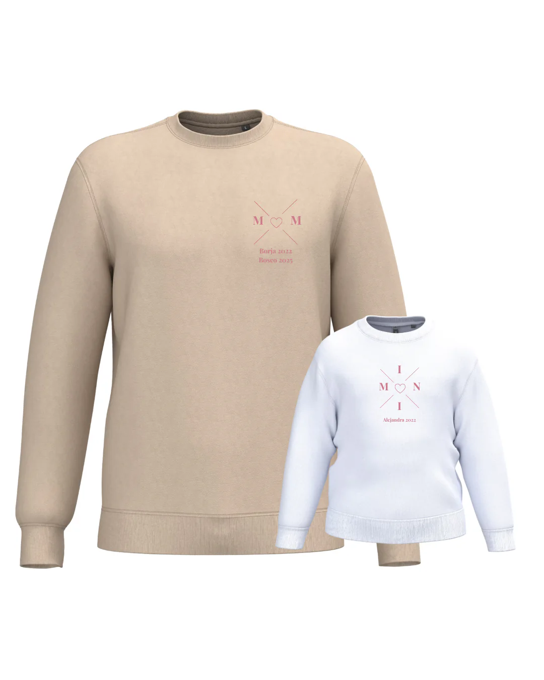 Pack sudadera MOM y MINI cruz corazón (desde 4 años) - Image 13
