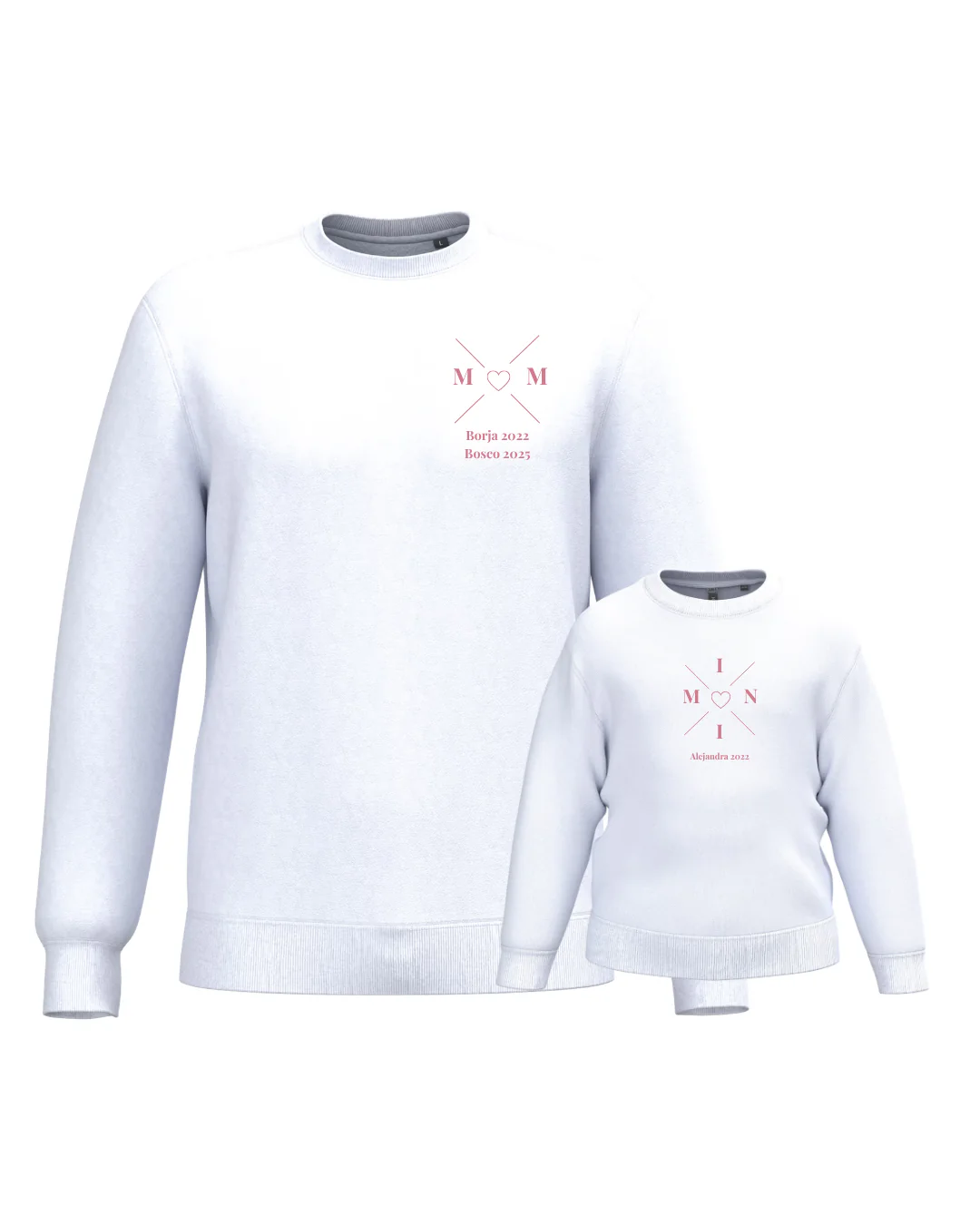 Pack sudadera MOM y MINI cruz corazón (desde 4 años) - Image 29
