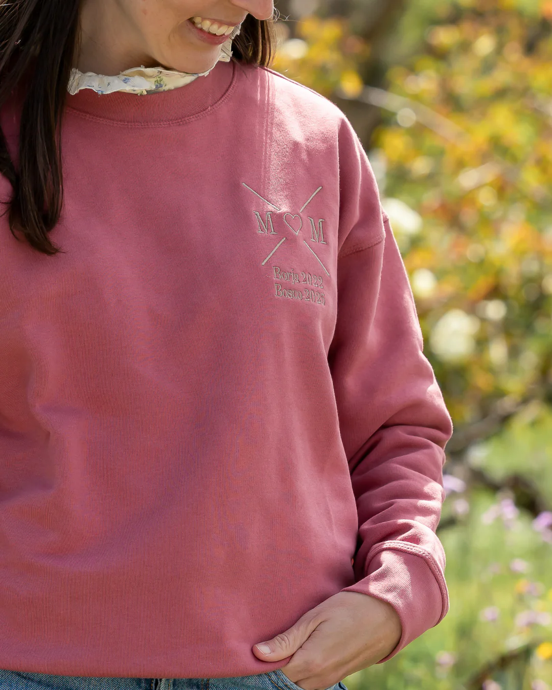 Pack sudaderas MOM y MINI bebé cruz corazón (hasta 36 meses) - Image 4