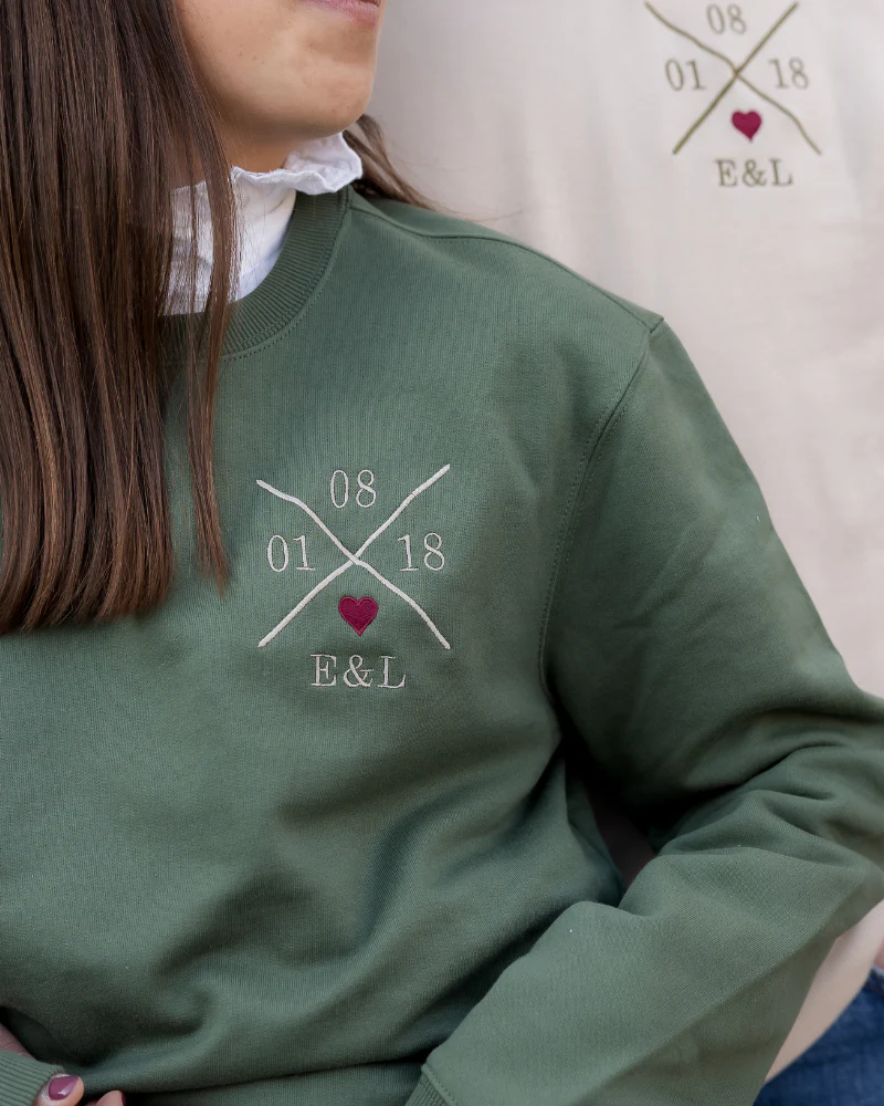 Pack sudadera personalizada X corazón - Image 2