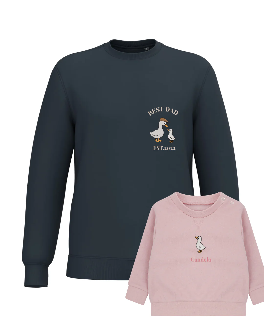 Pack bebé y adulto sudaderas personalizadas gansos (hasta 36 meses) - Image 12