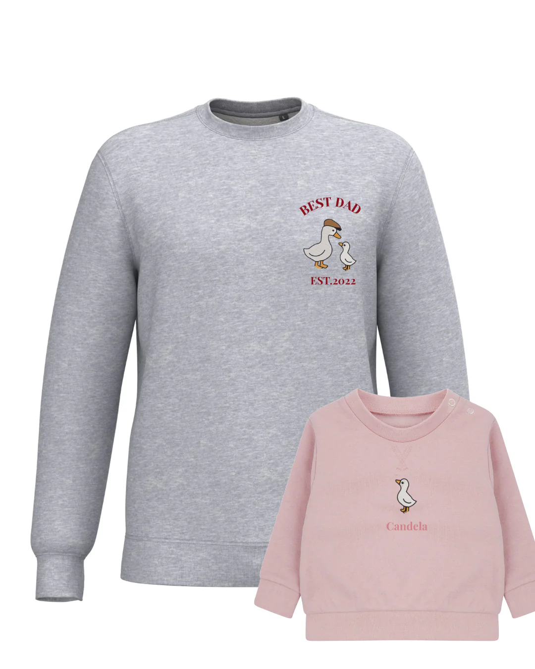 Pack bebé y adulto sudaderas personalizadas gansos (hasta 36 meses) - Image 22