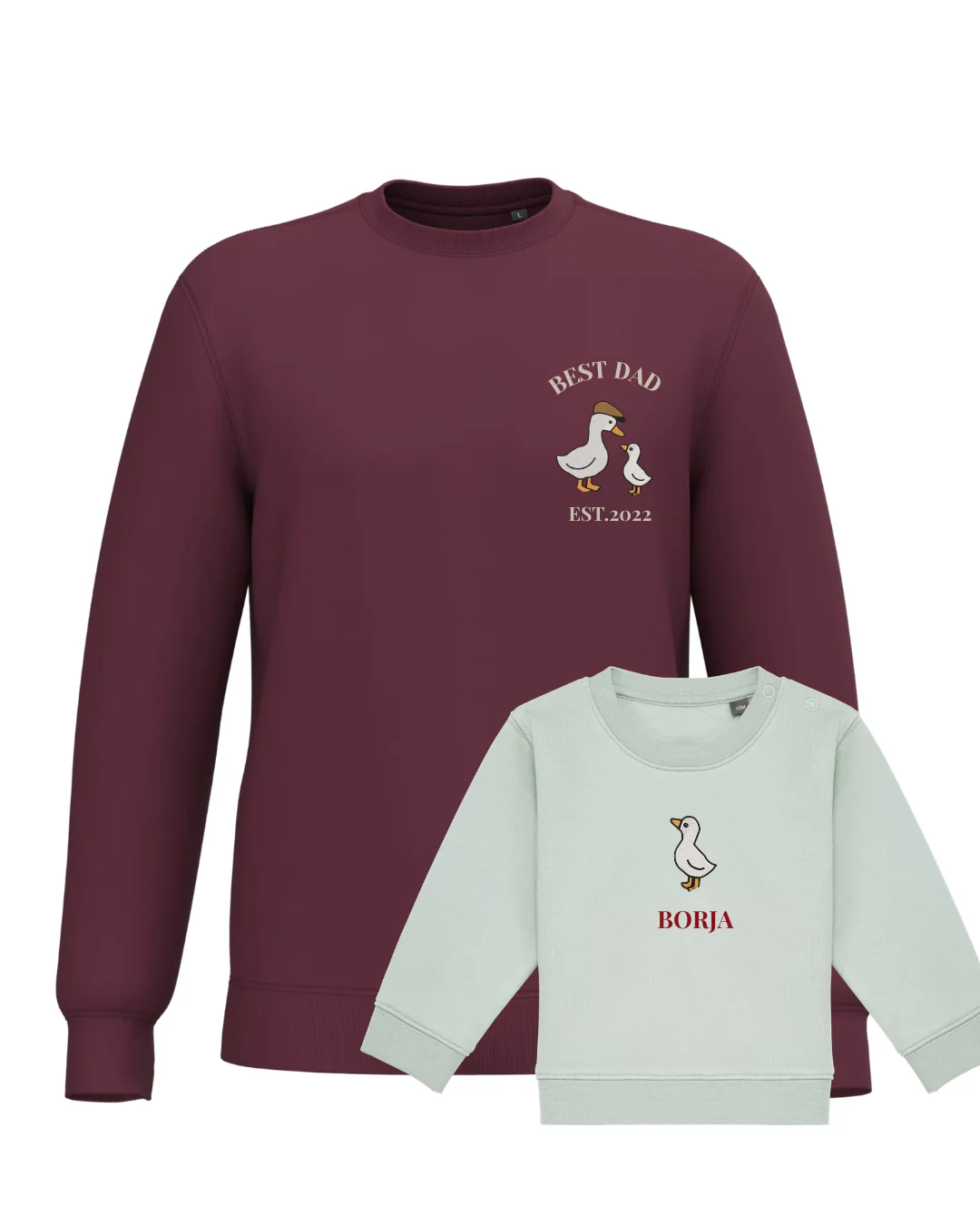 Pack bebé y adulto sudaderas personalizadas gansos (hasta 36 meses) - Image 24
