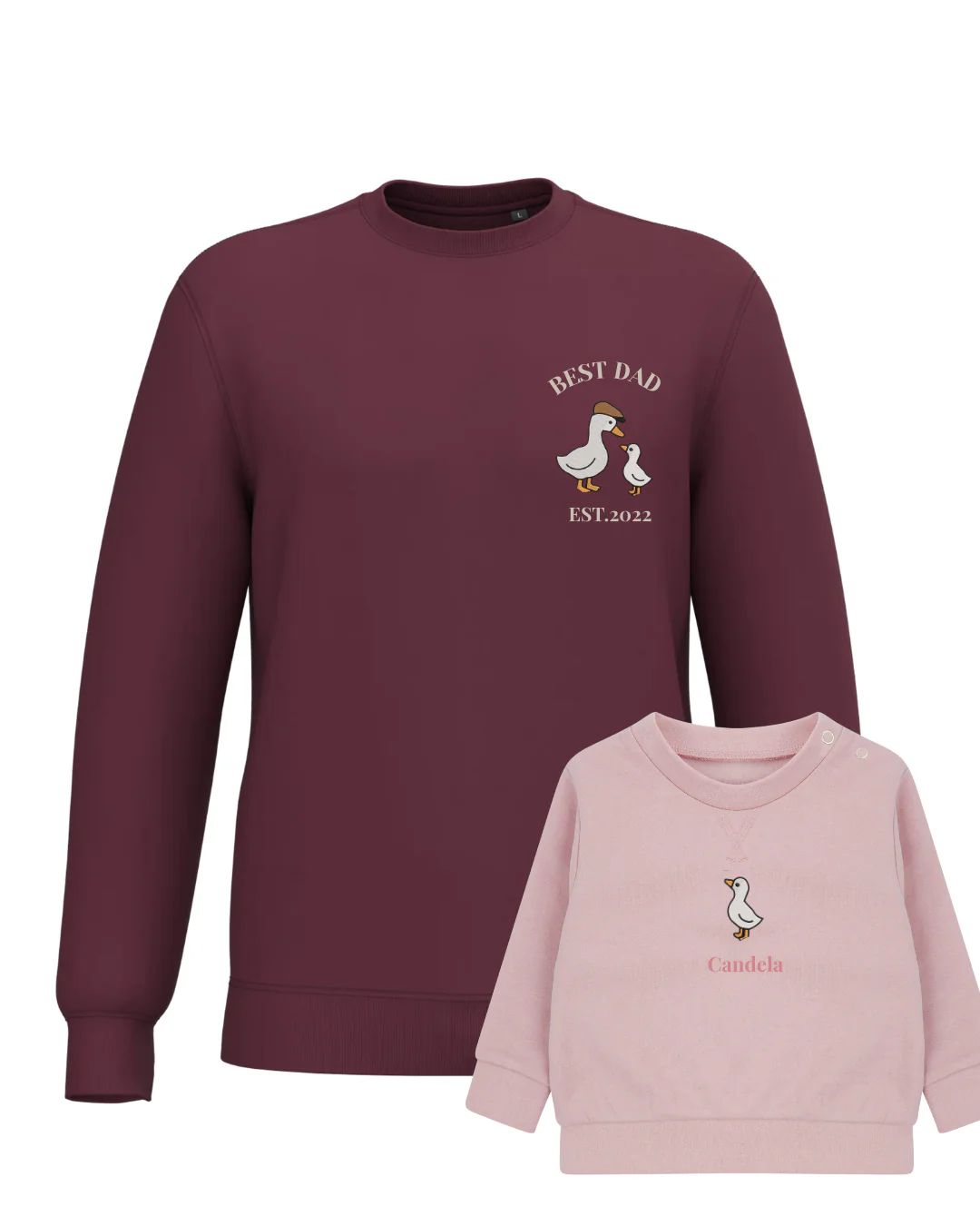 Pack bebé y adulto sudaderas personalizadas gansos (hasta 36 meses) - Image 27