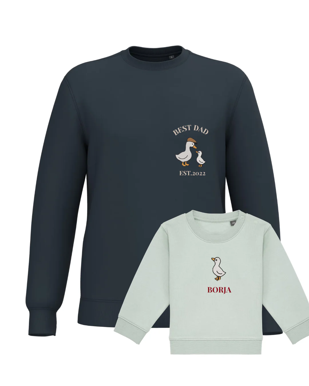 Pack bebé y adulto sudaderas personalizadas gansos (hasta 36 meses) - Image 9
