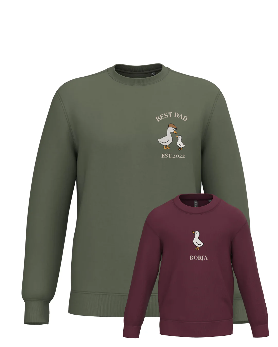 Pack niño y adulto sudaderas personalizadas ganso (desde 4 años) - Image 32