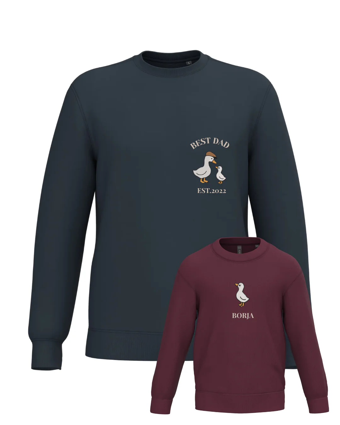 Pack niño y adulto sudaderas personalizadas ganso (desde 4 años) - Image 8