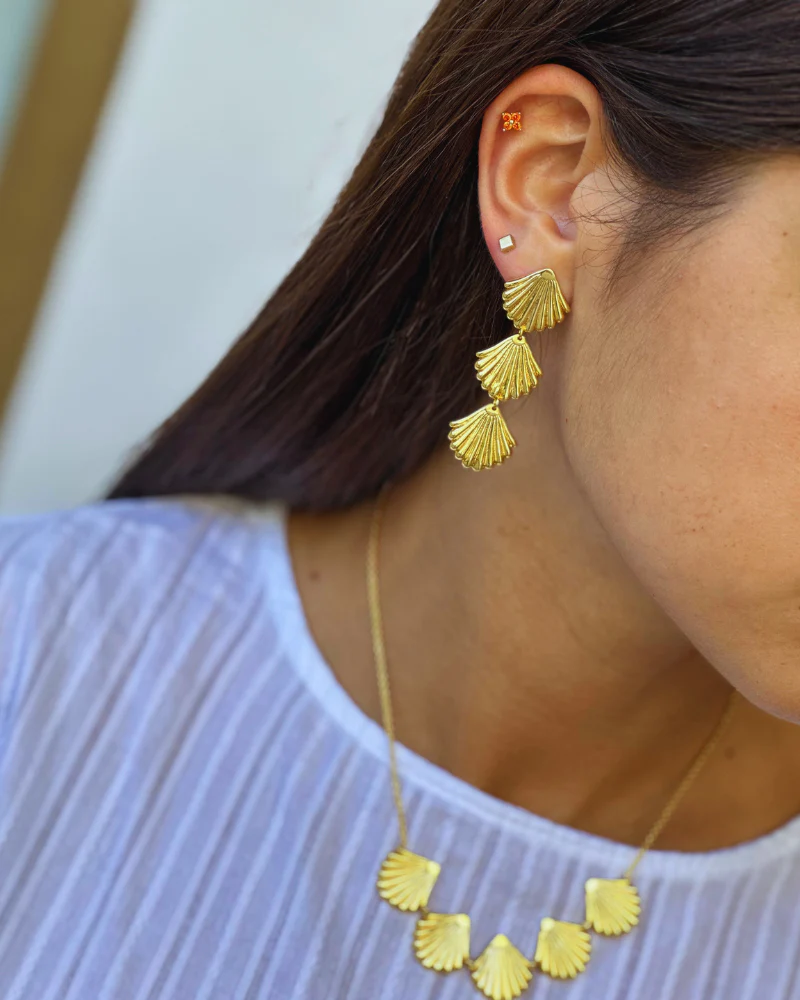 Pendientes 3 conchas - Image 2