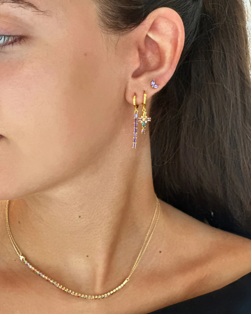 Pendientes Alexia Violet - Image 2