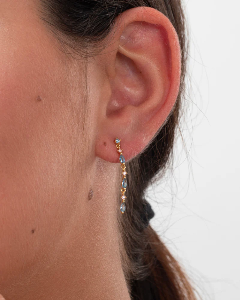Pendientes Cascada Blue - Image 2