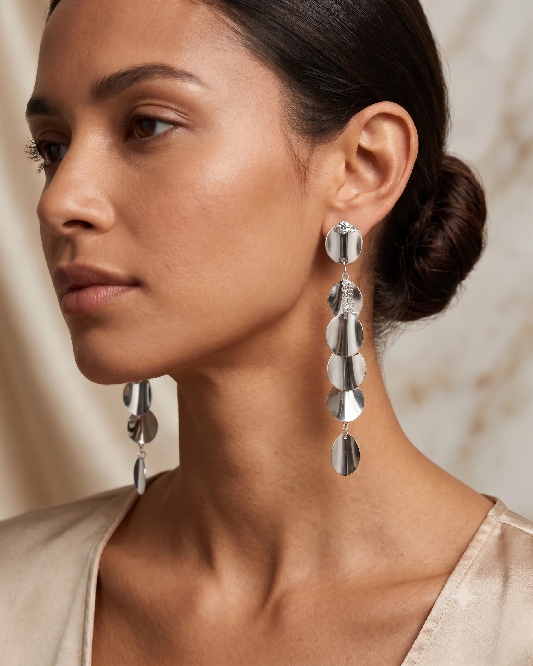 Pendientes Cascada Silver - Image 2
