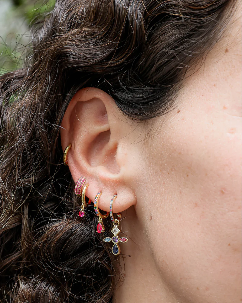 PENDIENTES CLEO IRIS GOLD - Image 2