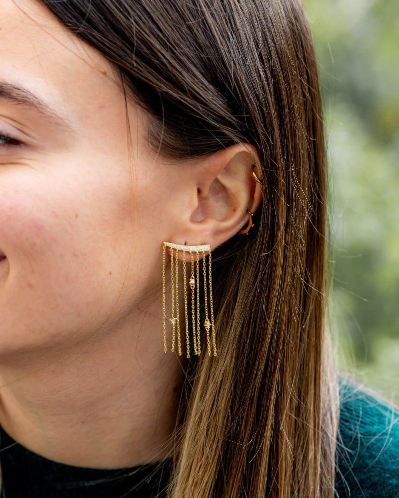 Pendientes Cortina Shine - Image 4