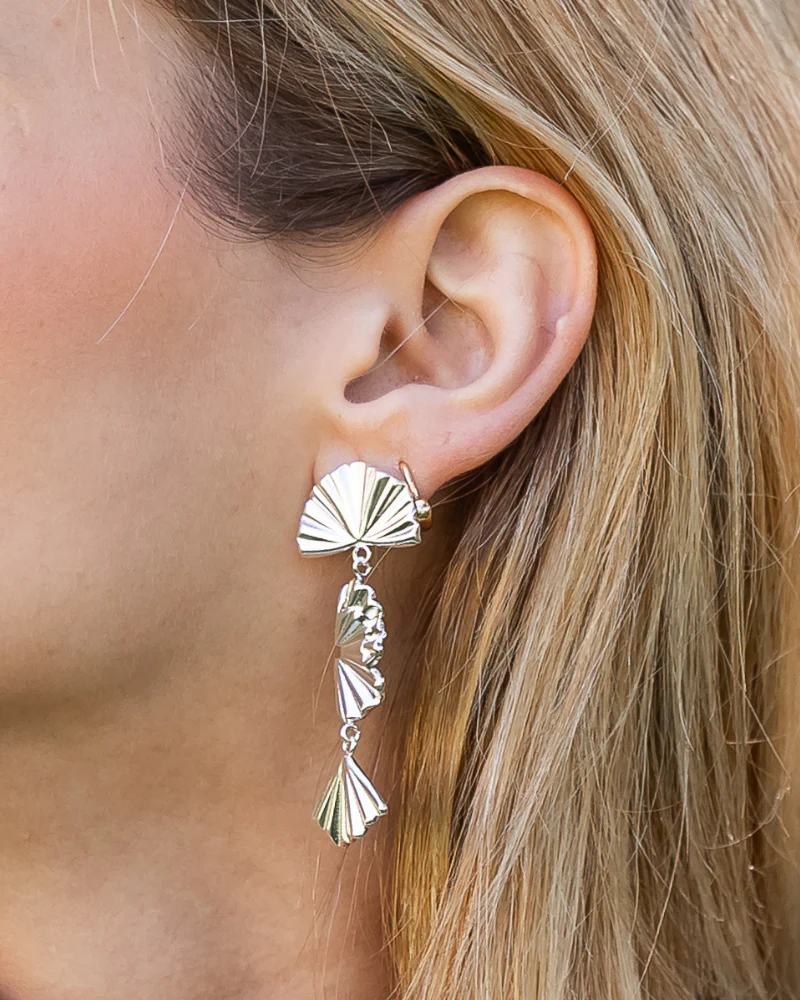 Pendientes Dalia acero Silver - Image 2