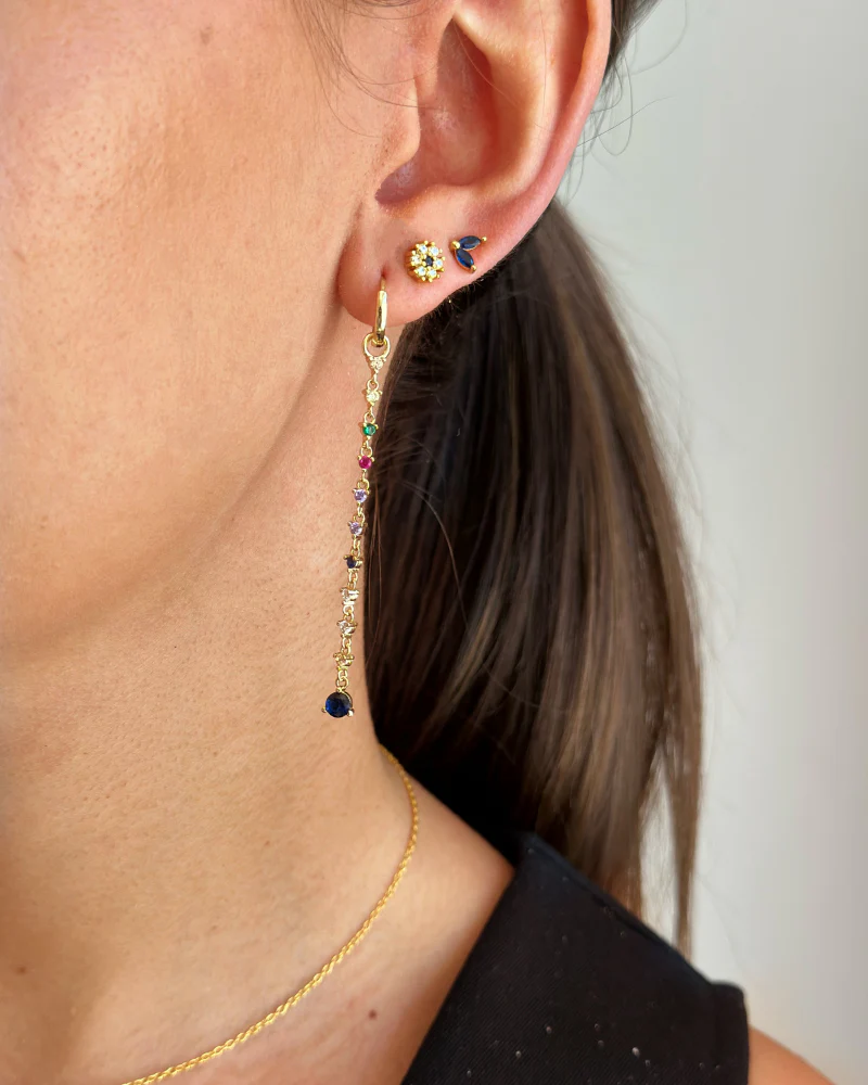 Pendientes Flor lima - Image 2