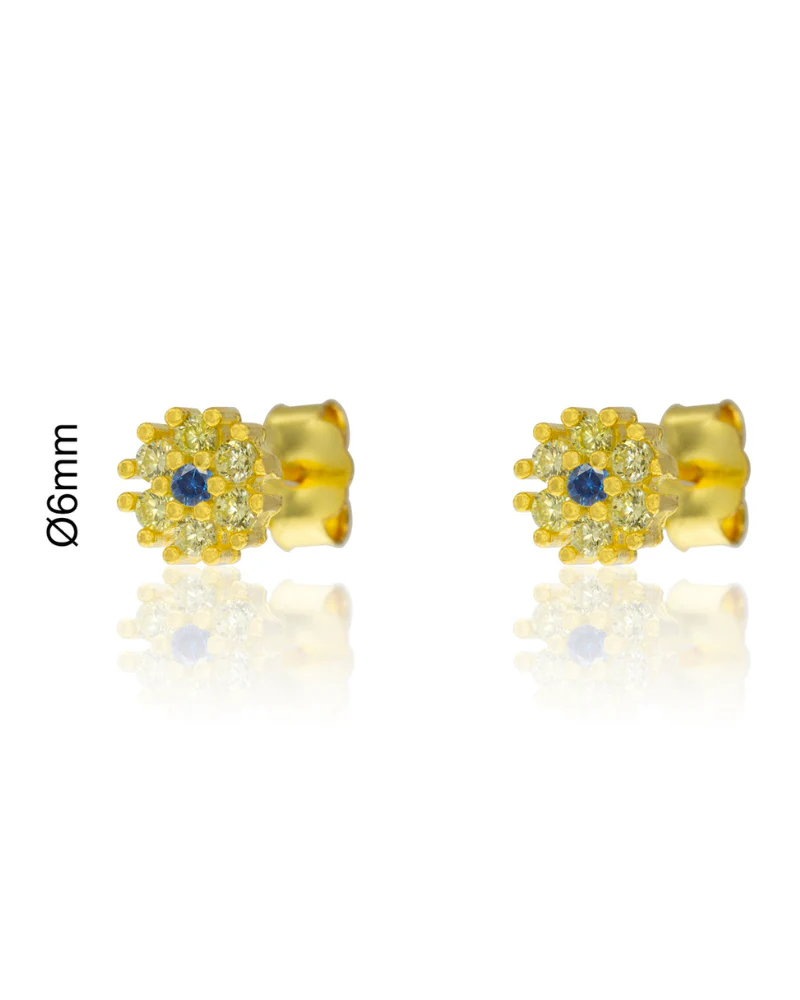 Pendientes Flor lima - Image 3