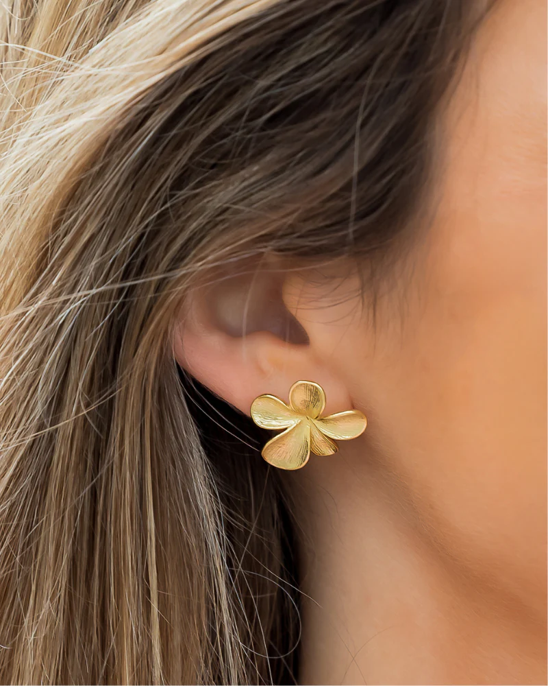 Pendientes Flora Silver - Image 2