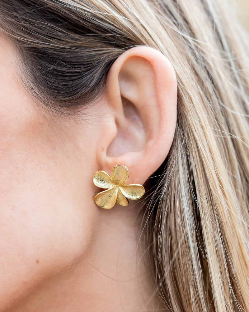 Pendientes Flora Silver - Image 3