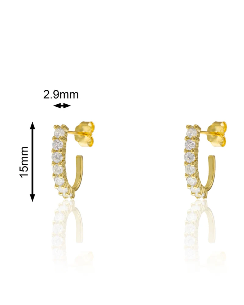 Pendientes gancho white - Image 3
