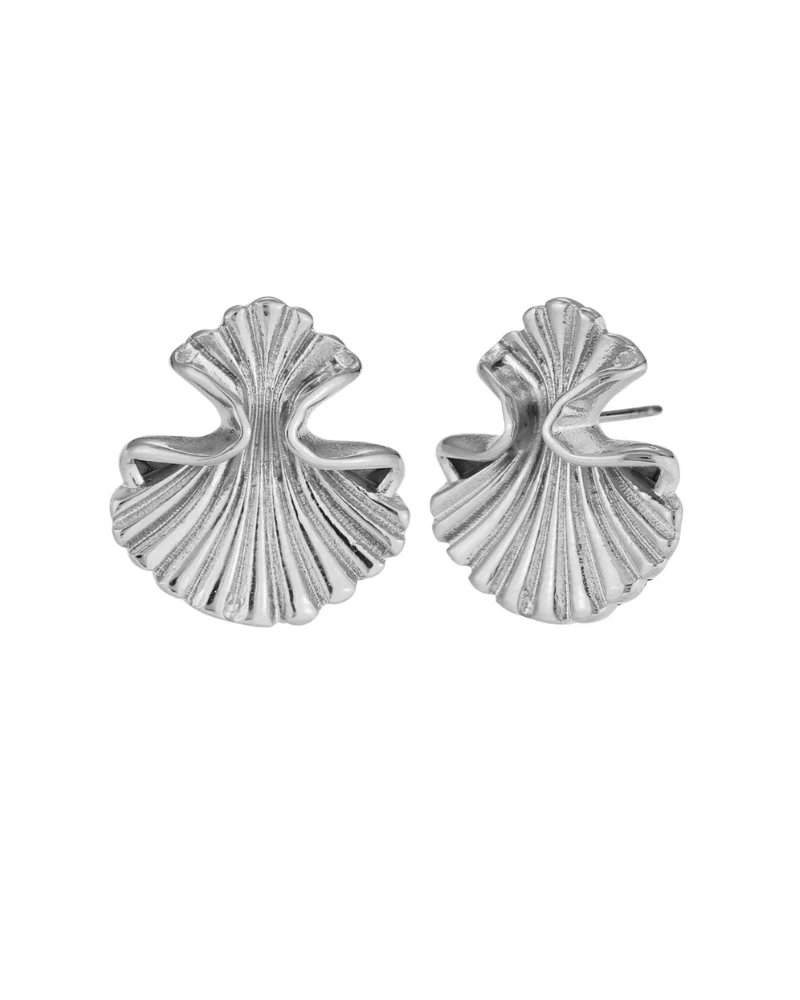 Pendientes Jazmín acero Silver