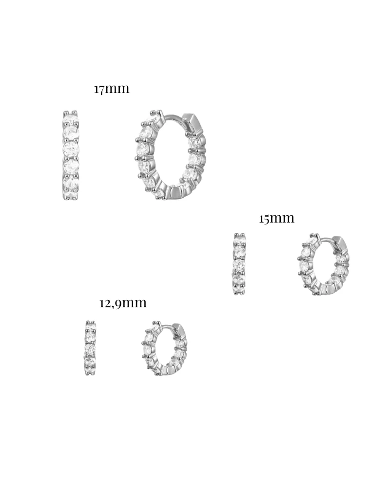 Pendientes Laura silver - Image 3